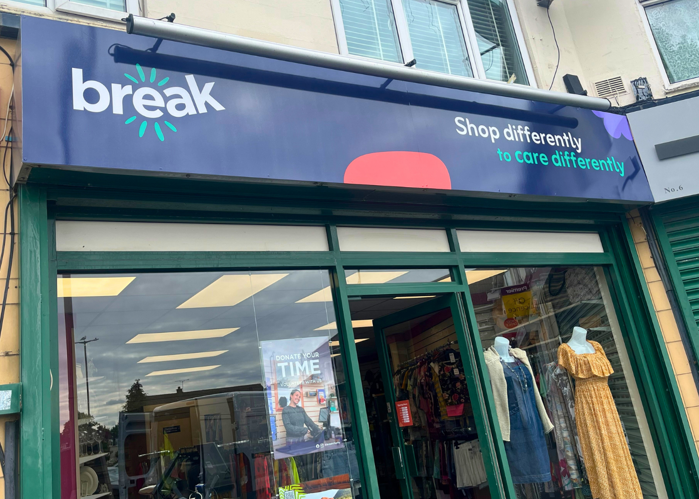 Break shop front